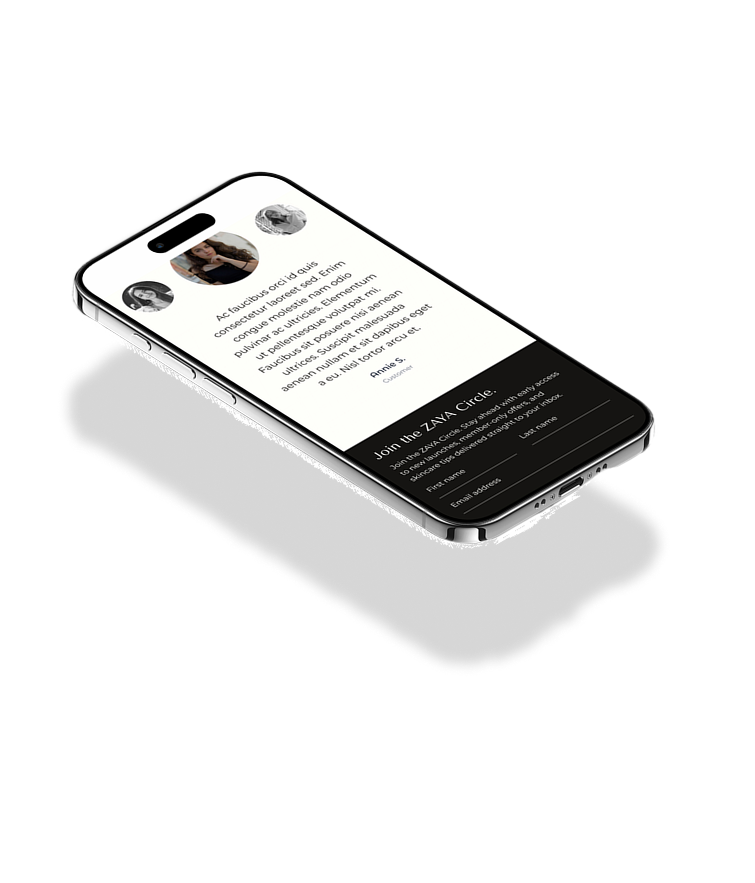phone with designed interface