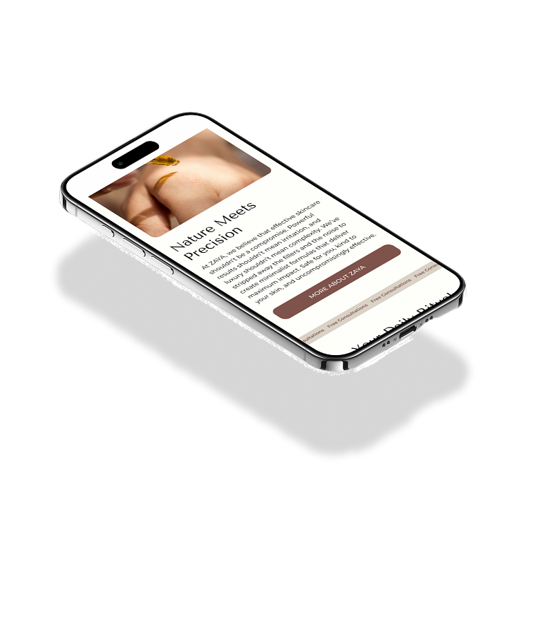 phone with designed interface